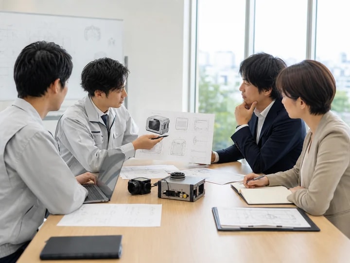 製品企画の打合せ