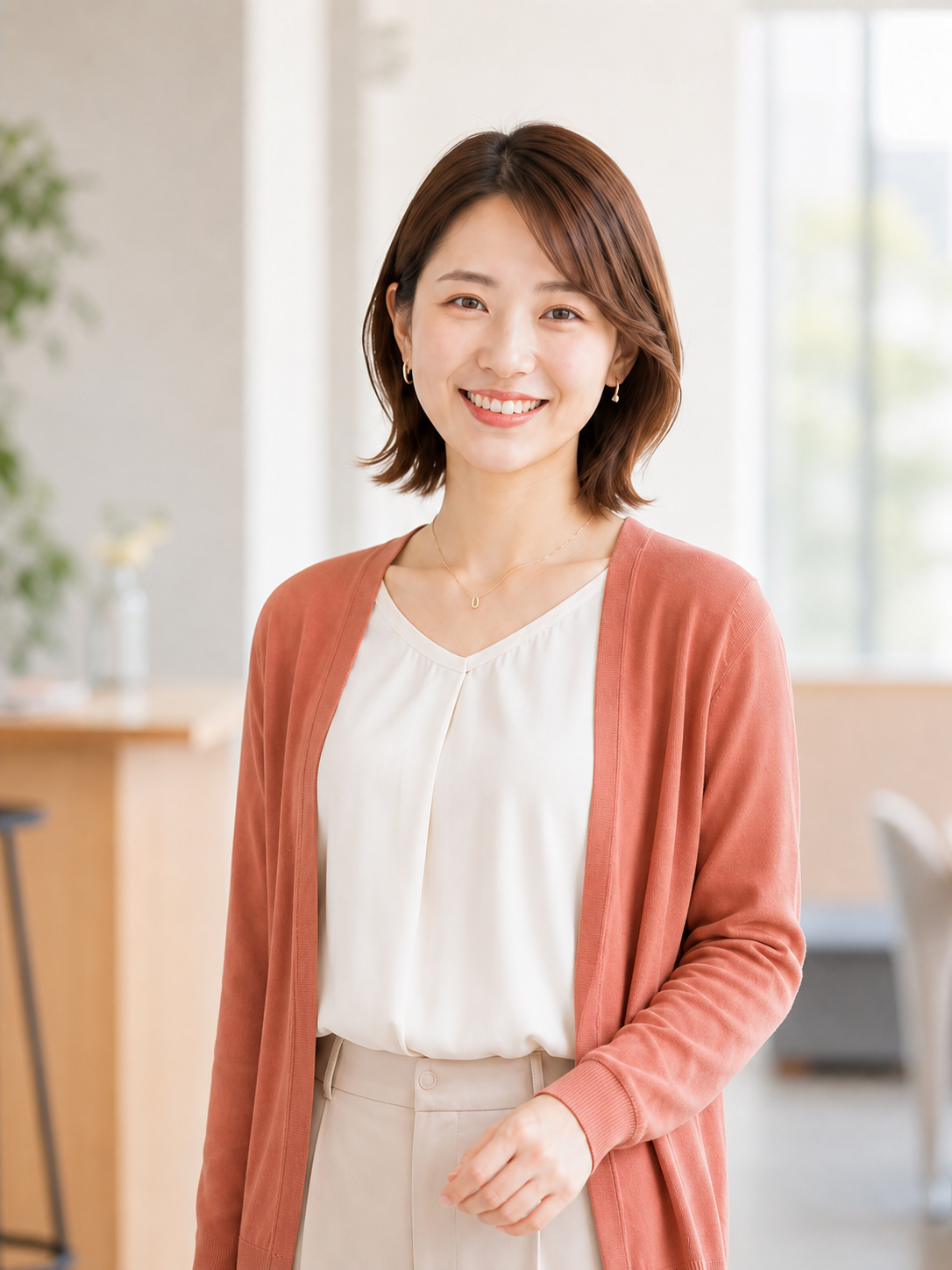 ナレーション動画の基準にしたAI生成の人物画像